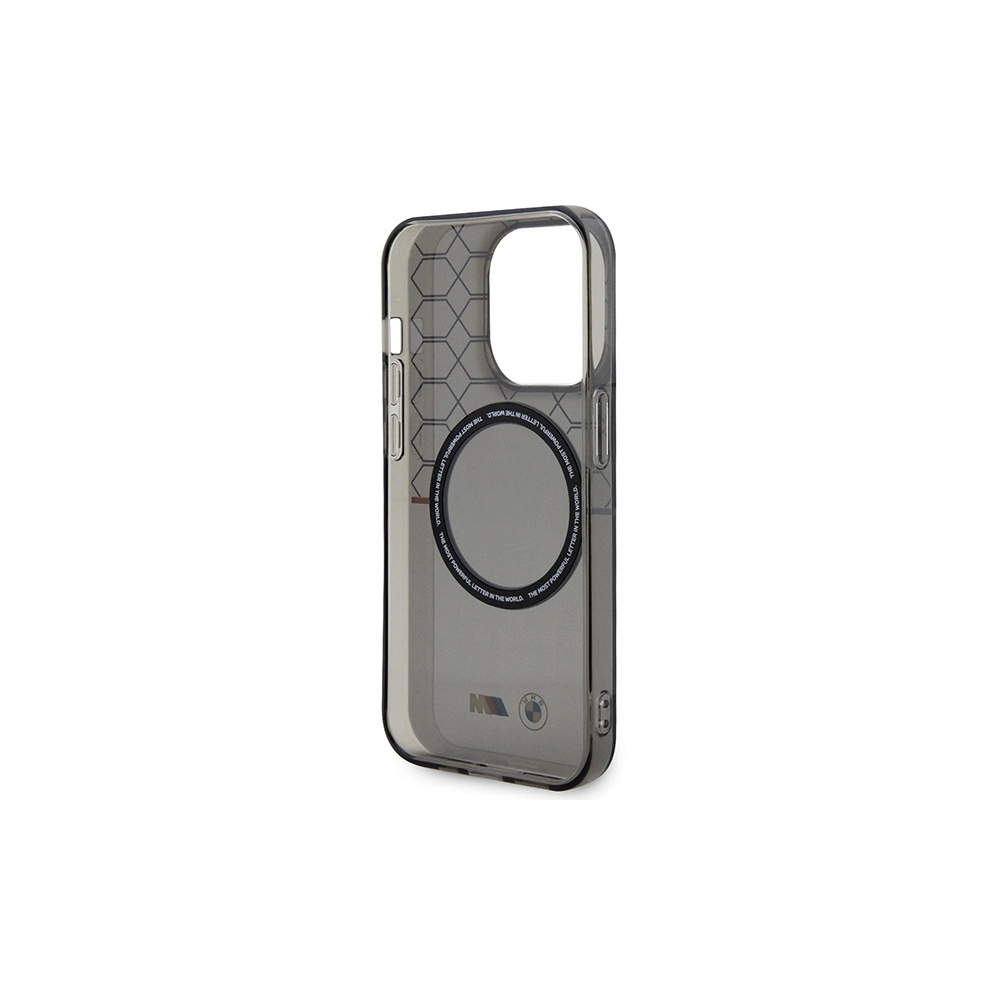 Hurtownia GSM - Etui BMW BMHMP15LHGPK Apple iPhone 15 Pro hardcase Pattern MagSafe gri/grey - BMW664 - {ean13} - Hurt