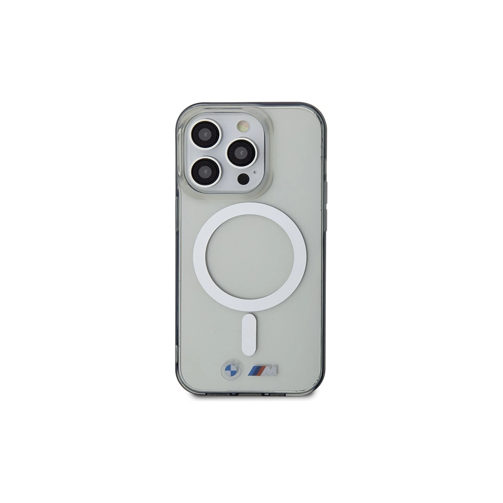 Hurtownia GSM - Etui BMW BMHMP15XHCRS Apple iPhone 15 Pro Max hardcase Silver Ring MagSafe transparent - BMW665 - {ean13} - Hurt