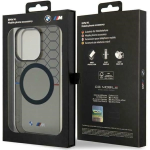 Wholesale BMW BMHMP15XHGPK Apple iPhone 15 Pro Max hardcase Pattern MagSafe grey - BMW666 - {ean13} - Hurt