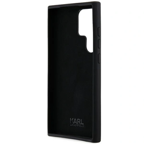 Etui Karl Lagerfeld KLHCS23LSMHKNPK Samsung Galaxy S23 Ultra Silicone Ikonik Metal Pin czarny/black