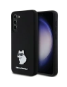 Etui Karl Lagerfeld KLHCS23MSMHCNPK Samsung Galaxy S23+ Plus hardcase Silicon Choupette Metal Pin negru/black