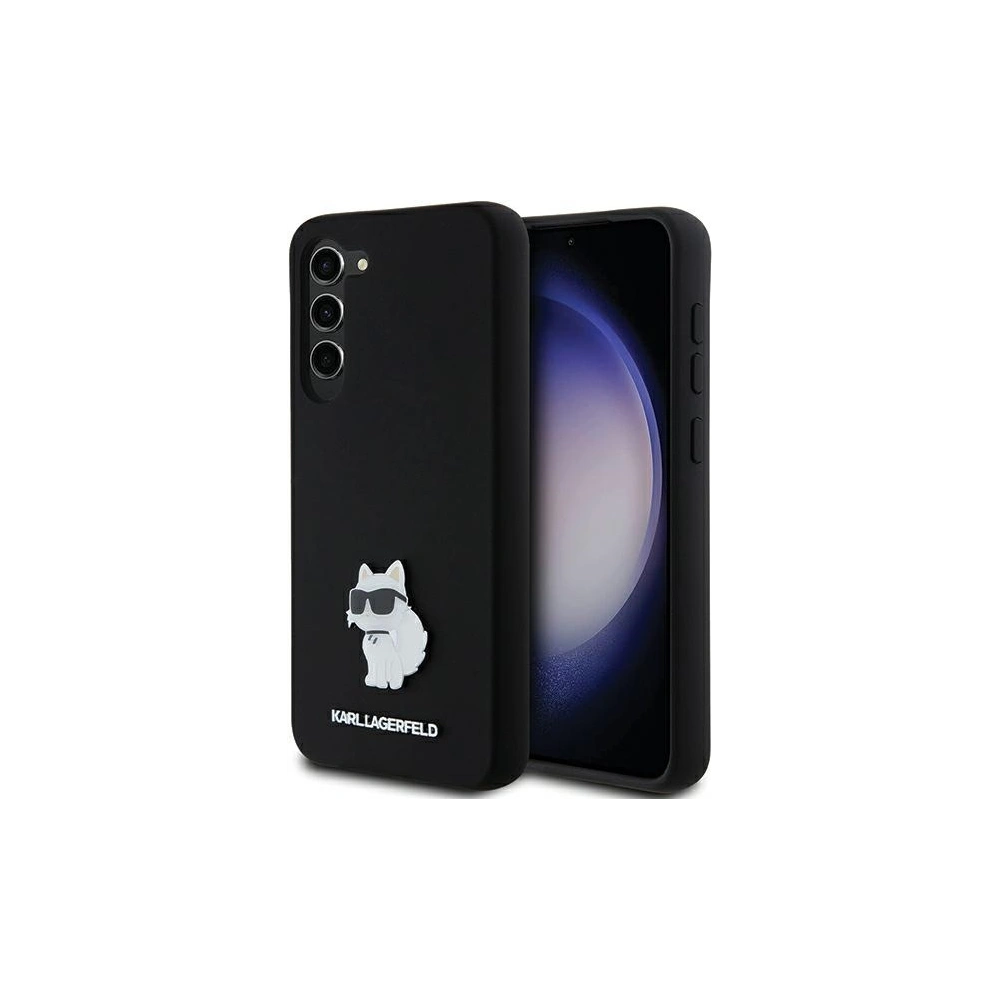 Hurtownia GSM - Case Karl Lagerfeld KLHCS23MSMHCNPK Samsung Galaxy S23+ Plus Hardcase Silikon Choupette Metallpin schwarz/black - KLD1938 - {ean13} - Hurt