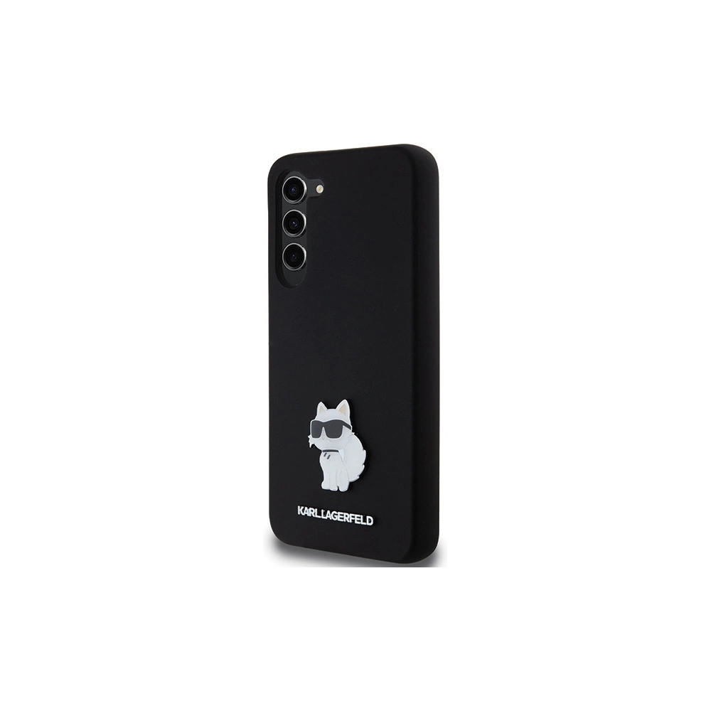 Hurtownia GSM - Case Karl Lagerfeld KLHCS23MSMHCNPK Samsung Galaxy S23+ Plus Hardcase Silikon Choupette Metallpin schwarz/black - KLD1938 - {ean13} - Hurt