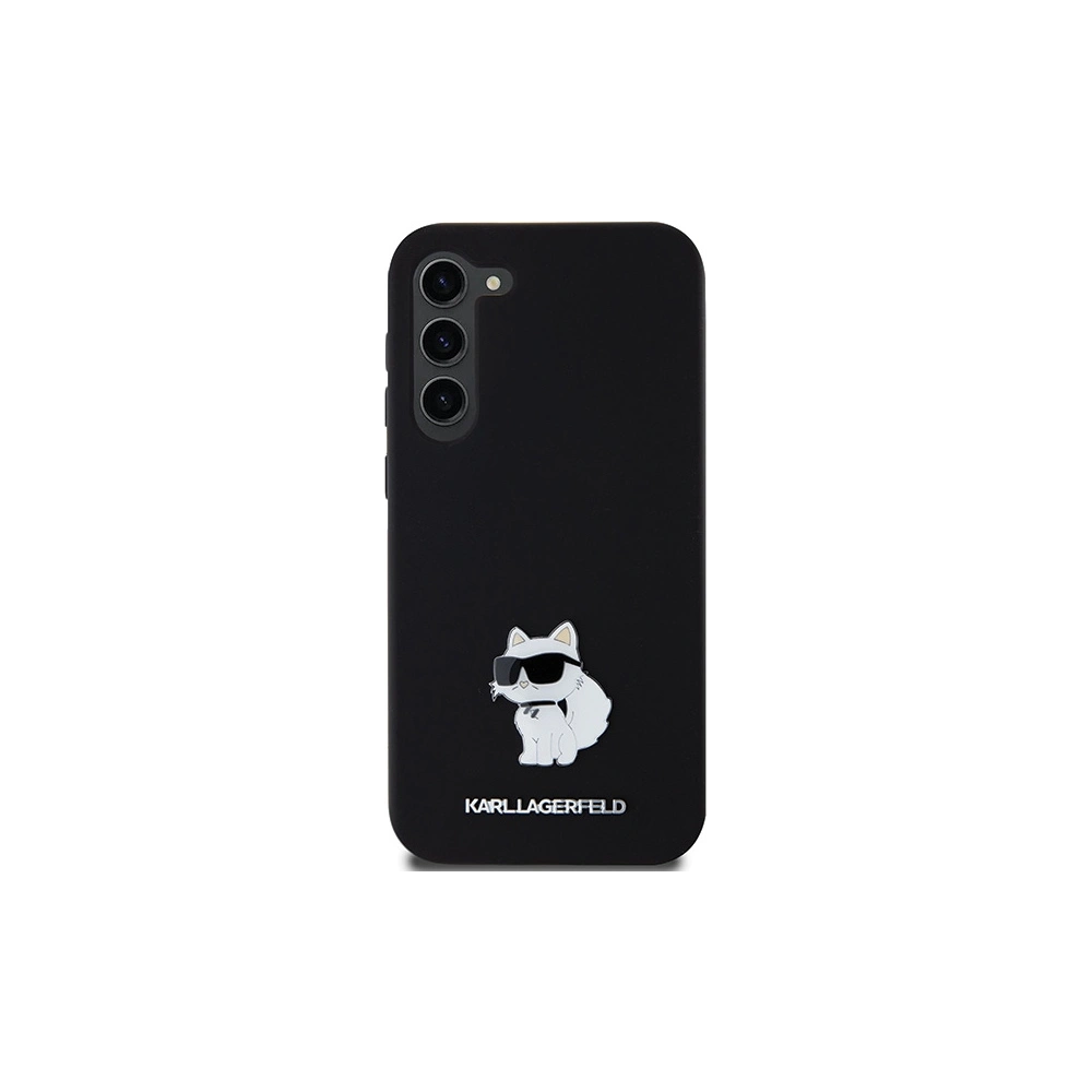 Hurtownia GSM - Case Karl Lagerfeld KLHCS23MSMHCNPK Samsung Galaxy S23+ Plus Hardcase Silikon Choupette Metallpin schwarz/black - KLD1938 - {ean13} - Hurt