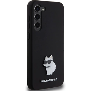 Hurtownia GSM - Etui Karl Lagerfeld KLHCS23MSMHCNPK Samsung Galaxy S23+ Plus hardcase Silicon Choupette Metal Pin negru/black - KLD1938 - {ean13} - Hurt