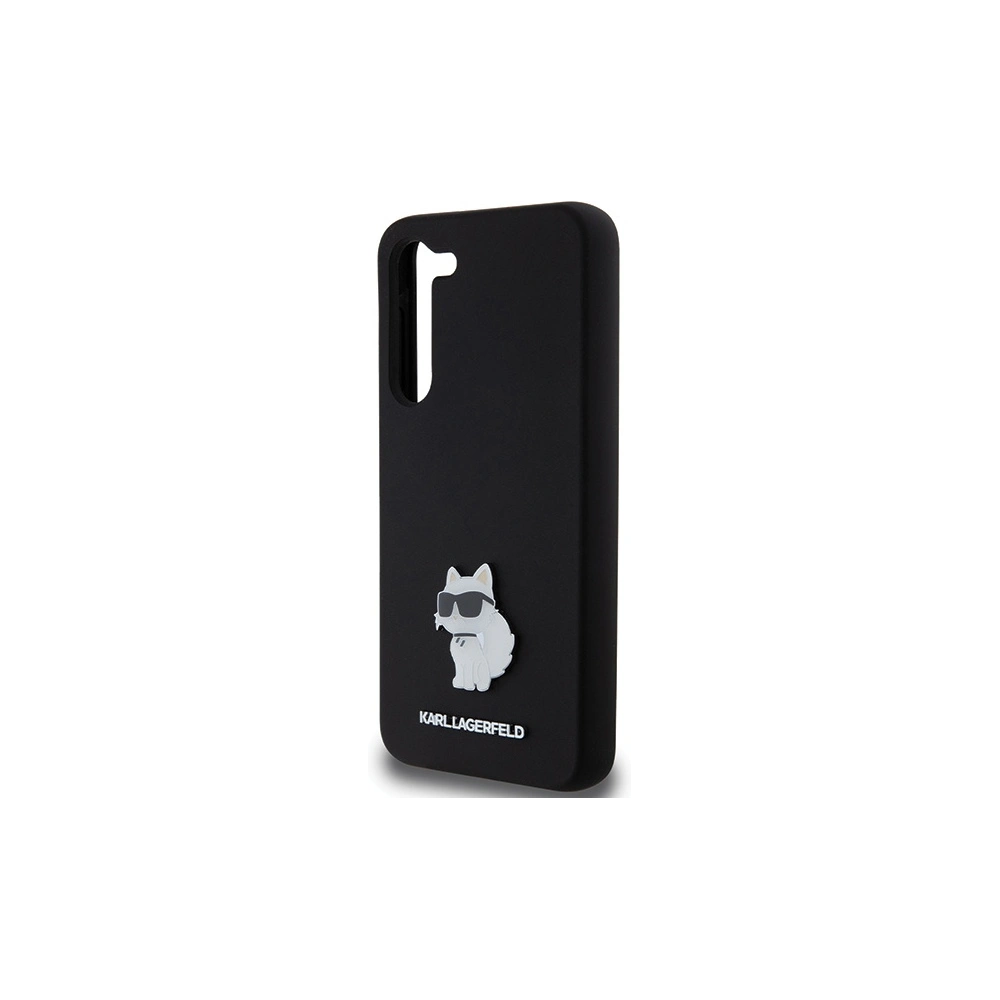 Hurtownia GSM - Case Karl Lagerfeld KLHCS23MSMHCNPK Samsung Galaxy S23+ Plus Hardcase Silikon Choupette Metallpin schwarz/black - KLD1938 - {ean13} - Hurt