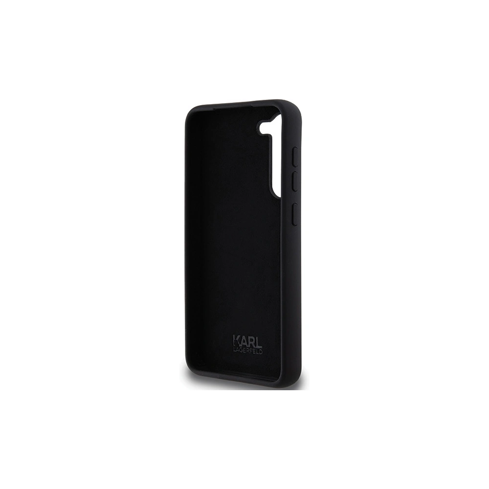 Hurtownia GSM - Case Karl Lagerfeld KLHCS23MSMHCNPK Samsung Galaxy S23+ Plus Hardcase Silikon Choupette Metallpin schwarz/black - KLD1938 - {ean13} - Hurt