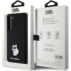 Hurtownia GSM - Etui Karl Lagerfeld KLHCS23MSMHCNPK Samsung Galaxy S23+ Plus hardcase Silicon Choupette Metal Pin negru/black - KLD1938 - {ean13} - Hurt