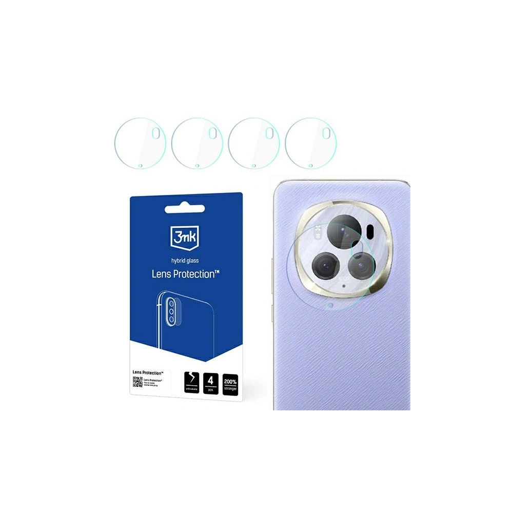 Hurtownia GSM - Szkło hybrydowe na obiektyw aparatu 3MK Lens Protect Honor Magic6 Pro [4 PACK] - 3MK5762 - {ean13} - Hurt