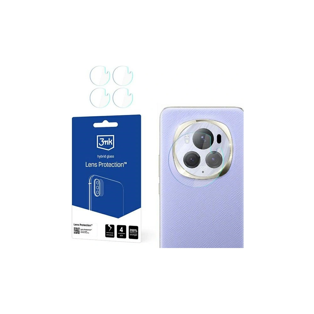 Hurtownia GSM - Hybriční sklo na objektiv fotoaparátu 3MK Lens Protect Honor Magic6 [4 PACK] - 3MK5763 - {ean13} - Hurt