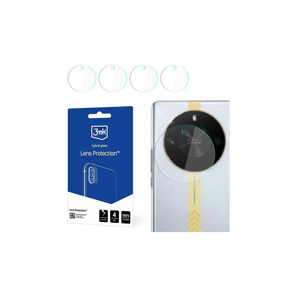 Hurtownia GSM - Szkło hybrydowe na obiektyw aparatu 3MK Lens Protect Honor X50 GT [4 PACK] - 3MK5764 - {ean13} - Hurt