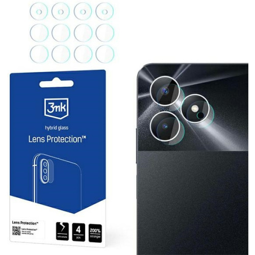 Hurtownia 3MK - 5903108556774 - 3MK5767 - Szkło hybrydowe na obiektyw aparatu 3MK Lens Protect Realme Note 50 [4 PACK] - B2B homescreen