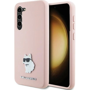 Hurtownia GSM - Etui Karl Lagerfeld KLHCS23MSMHCNPP Samsung Galaxy S23+ Plus Silicon Choupette Metal Pin roz/roz - KLD1939 - {ean13} - Hurt