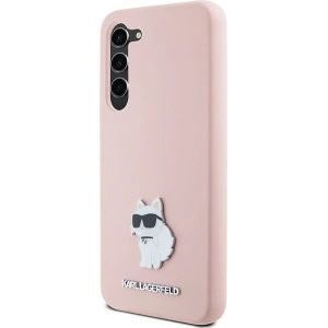 Hurtownia GSM - Etui Karl Lagerfeld KLHCS23MSMHCNPP Samsung Galaxy S23+ Plus Silicon Choupette Metal Pin roz/roz - KLD1939 - {ean13} - Hurt