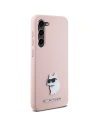 Hurtownia GSM - Etui Karl Lagerfeld KLHCS23MSMHCNPP Samsung Galaxy S23+ Plus Silicon Choupette Metal Pin roz/roz - KLD1939 - {ean13} - Hurt