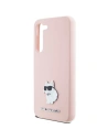 Hurtownia GSM - Etui Karl Lagerfeld KLHCS23MSMHCNPP Samsung Galaxy S23+ Plus Silicon Choupette Metal Pin roz/roz - KLD1939 - {ean13} - Hurt
