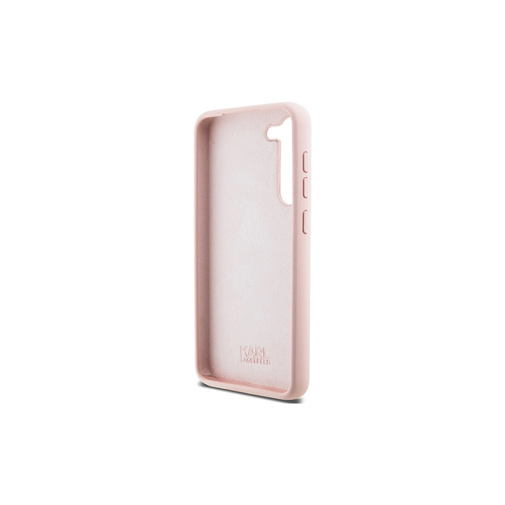 Hurtownia GSM - Etui Karl Lagerfeld KLHCS23MSMHCNPP Samsung Galaxy S23+ Plus Silicon Choupette Metal Pin roz/roz - KLD1939 - {ean13} - Hurt