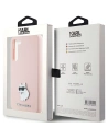 Hurtownia GSM - Etui Karl Lagerfeld KLHCS23MSMHCNPP Samsung Galaxy S23+ Plus Silicon Choupette Metal Pin roz/roz - KLD1939 - {ean13} - Hurt