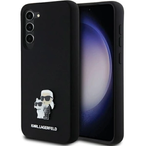 Hurtownia GSM - Etui Karl Lagerfeld KLHCS23MSMHKCNPK Samsung Galaxy S23+ Plus hardcase Silicon Karl&Choupette Metal Pin negru/black - KLD1940 - {ean13} - Hurt