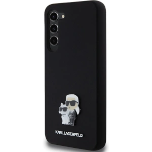 Hurtownia GSM - Etui Karl Lagerfeld KLHCS23MSMHKCNPK Samsung Galaxy S23+ Plus hardcase Silicon Karl&Choupette Metal Pin negru/black - KLD1940 - {ean13} - Hurt