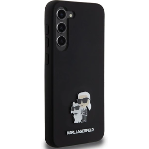 Hurtownia GSM - Etui Karl Lagerfeld KLHCS23MSMHKCNPK Samsung Galaxy S23+ Plus hardcase Silicon Karl&Choupette Metal Pin negru/black - KLD1940 - {ean13} - Hurt