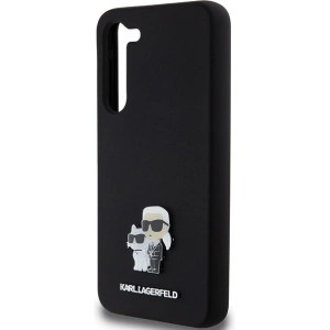 Hurtownia GSM - Etui Karl Lagerfeld KLHCS23MSMHKCNPK Samsung Galaxy S23+ Plus hardcase Silicon Karl&Choupette Metal Pin negru/black - KLD1940 - {ean13} - Hurt