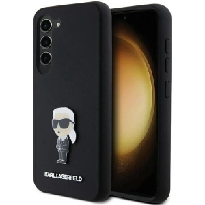 Hurtownia GSM - Etui Karl Lagerfeld KLHCS23MSMHKNPK Samsung Galaxy S23+ Plus Silicon Ikonik Metal Pin negru/black - KLD1941 - {ean13} - Hurt