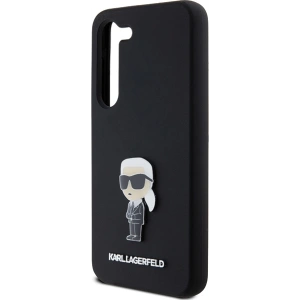 Hurtownia GSM - Etui Karl Lagerfeld KLHCS23MSMHKNPK Samsung Galaxy S23+ Plus Silicon Ikonik Metal Pin negru/black - KLD1941 - {ean13} - Hurt