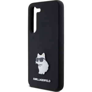 Hurtownia GSM - Etui Karl Lagerfeld KLHCS23SSMHCNPK Samsung Galaxy S23 hardcase Silicone Choupette Metal Pin czarny/black - KLD1942 - {ean13} - Hurt