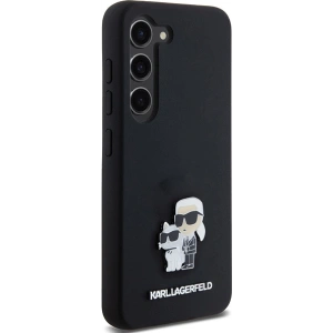 Hurtownia GSM - Etui Karl Lagerfeld KLHCS23SSMHKCNPK Samsung Galaxy S23 kemény tok Szilikon Karl&Choupette Fém Tű fekete/black - KLD1944 - {ean13} - Hurt