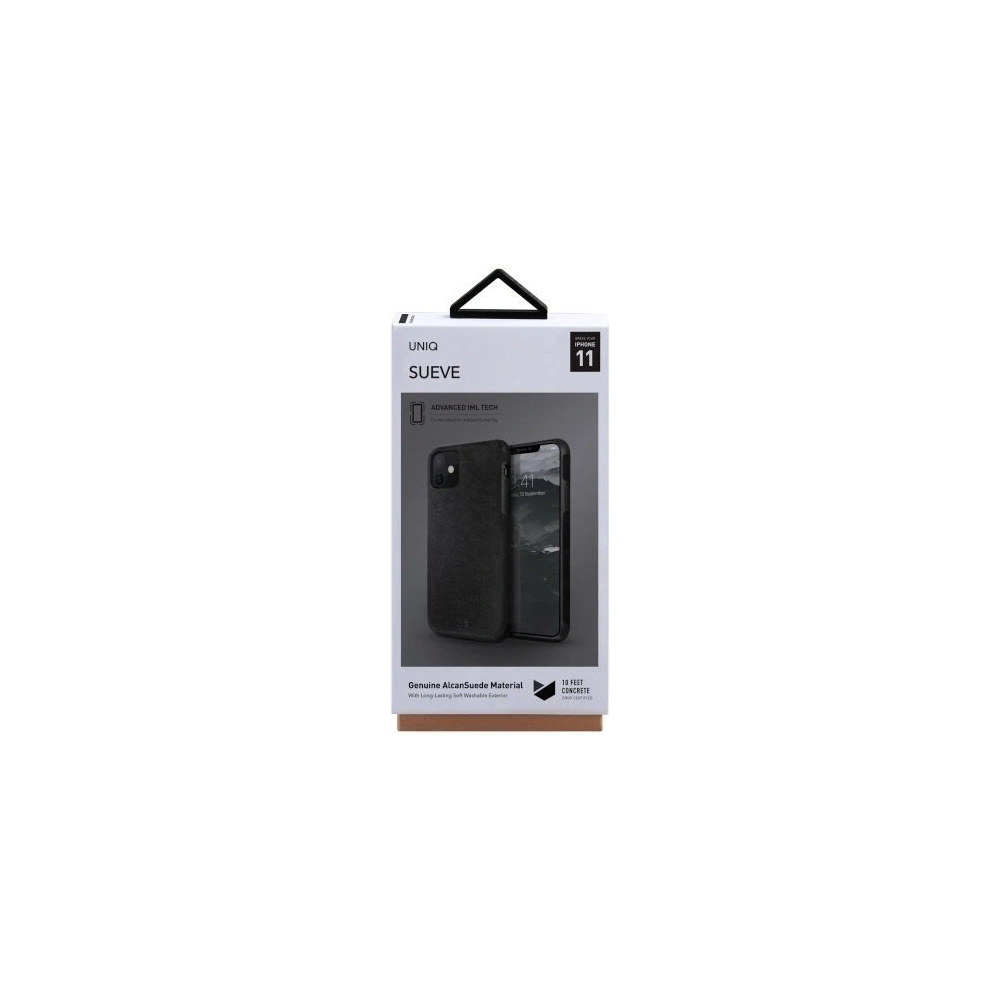 Hurtownia GSM - Etui UNIQ Sueve Apple iPhone 11 czarny/charcoal black - UNIQ90BLK - {ean13} - Hurt