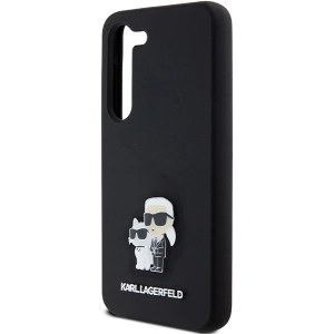 Hurtownia GSM - Etui Karl Lagerfeld KLHCS23SSMHKCNPK Samsung Galaxy S23 kemény tok Szilikon Karl&Choupette Fém Tű fekete/black - KLD1944 - {ean13} - Hurt