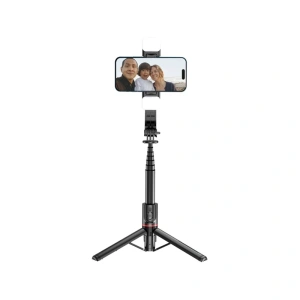Hurtownia GSM - Kijek Tech-Protect L05s Vezeték nélküli Szelfi Bot Állvány & Led Fény Fekete - THP2684 - {ean13} - Hurt