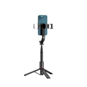Hurtownia GSM - Kijek Tech-Protect L05s Vezeték nélküli Szelfi Bot Állvány & Led Fény Fekete - THP2684 - {ean13} - Hurt