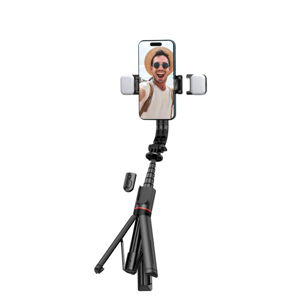 Hurtownia GSM - Kijek Tech-Protect L05s Bezdrátový selfie tyč a stativ s LED světlem černý - THP2684 - {ean13} - Hurt
