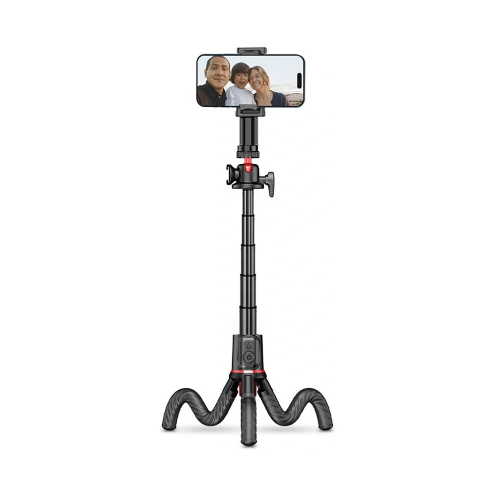 Hurtownia GSM - Kijek Tech-Protect L07s Bluetooth Selfie Stick Flexible Tripod Black - THP2685 - {ean13} - Hurt
