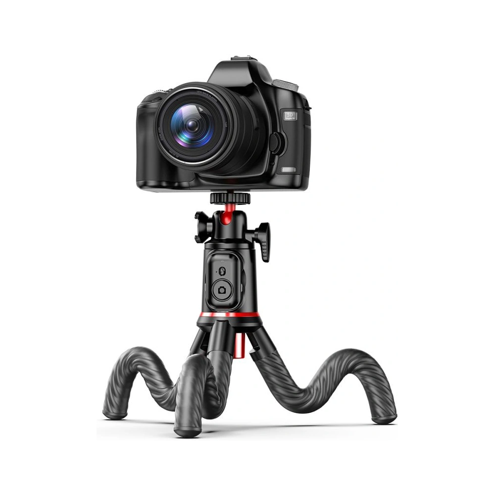 Hurtownia GSM - Kijek Tech-Protect L07s Bluetooth Selfie Stick Flexibilní Stativ Černý - THP2685 - {ean13} - Hurt