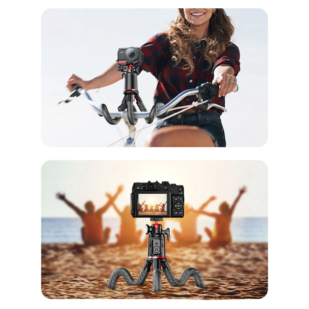 Hurtownia GSM - Kijek Tech-Protect L07s Bluetooth Selfie Stick Flexibilní Stativ Černý - THP2685 - {ean13} - Hurt