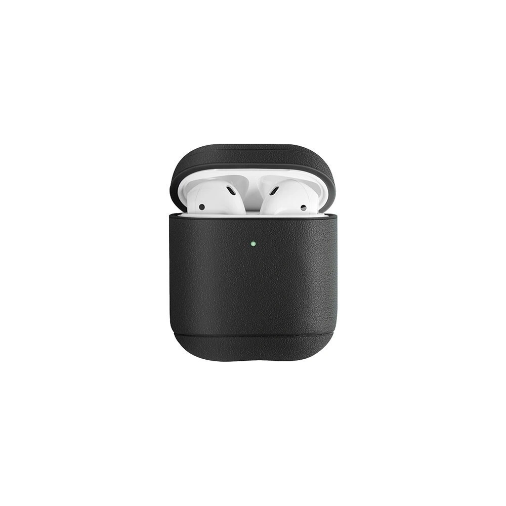 Hurtownia GSM - Etui UNIQ Terra Apple AirPods 1/2 Echtes Leder schwarz/black - UNIQ92BLK - {ean13} - Hurt