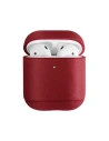 Etui UNIQ Terra Apple AirPods 1/2 echtes Leder rot/red