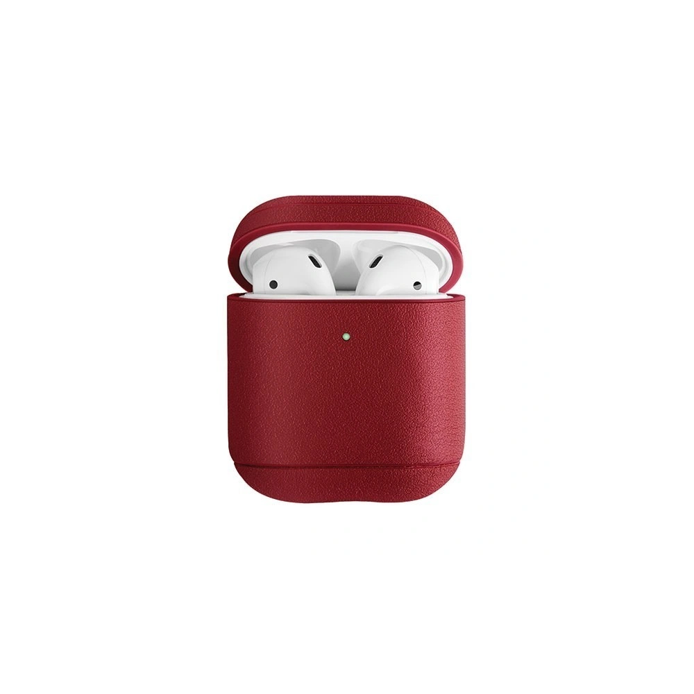 Hurtownia GSM - Etui UNIQ Terra Apple AirPods 1/2 echtes Leder rot/red - UNIQ93RED - {ean13} - Hurt