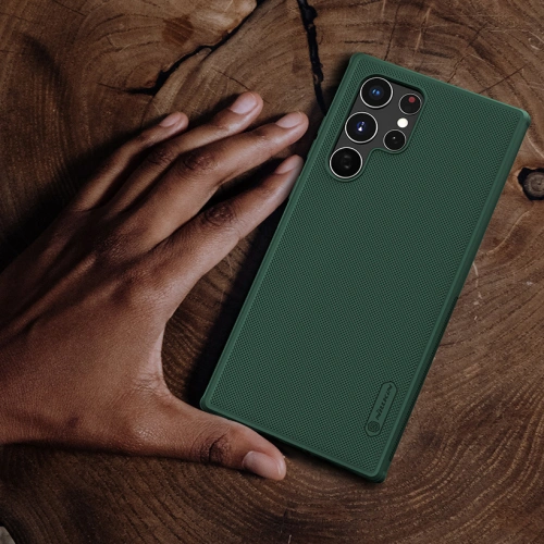 Etui Nillkin Super Frosted Shield Pro Samsung Galaxy S22 Ultra zielony