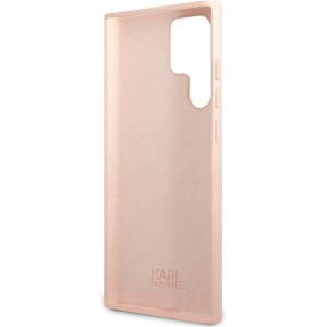 Wholesale Karl Lagerfeld KLHCS23LSMHCNPP Samsung Galaxy S23 Ultra Silicone Choupette Metal Pin pink - KLD1946 - {ean13} - Hurt