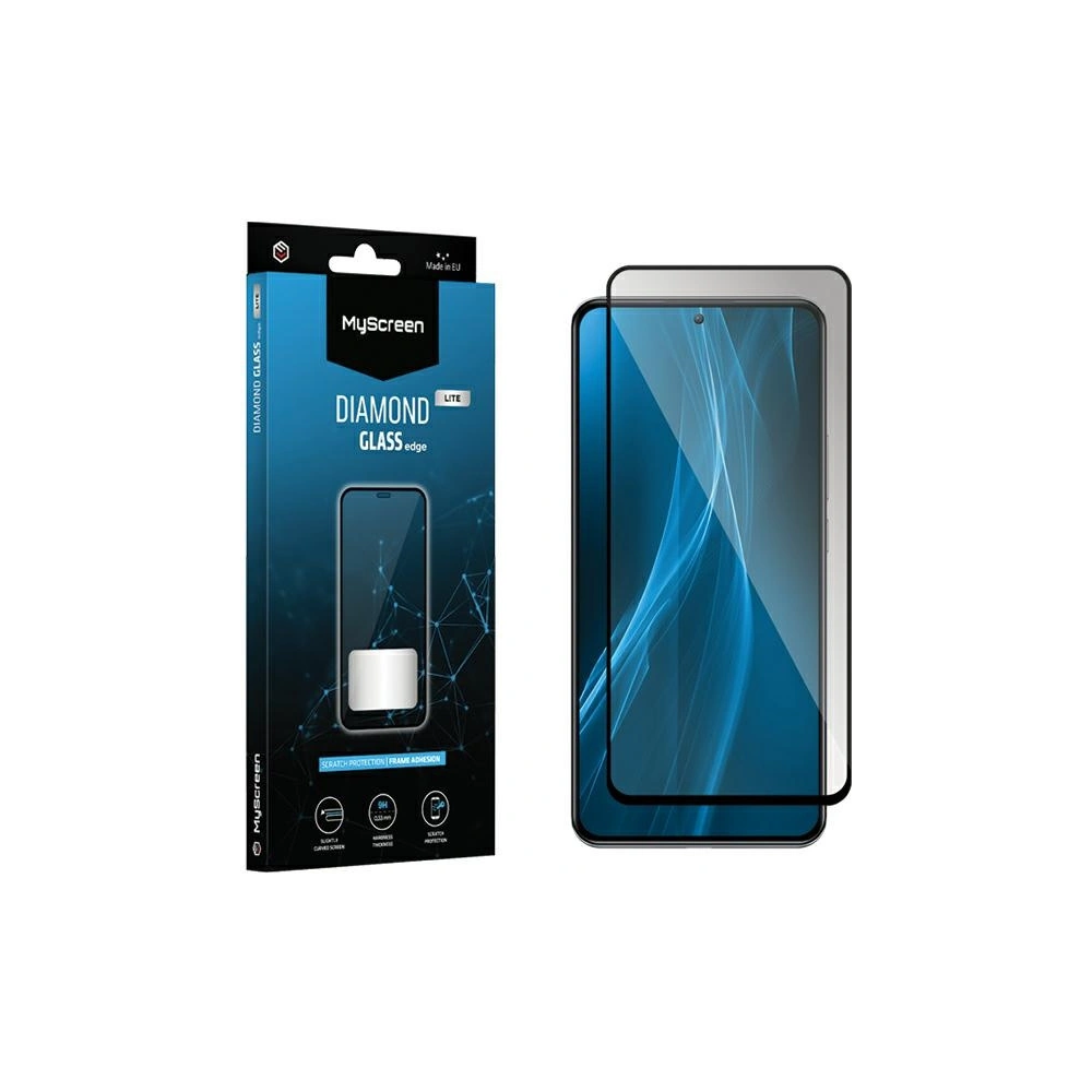 Hurtownia GSM - Gehärtetes Glas MyScreen Diamond Glass Edge Lite Full Glue Xiaomi Poco X6 schwarz/black - MSRN492 - {ean13} - Hurt