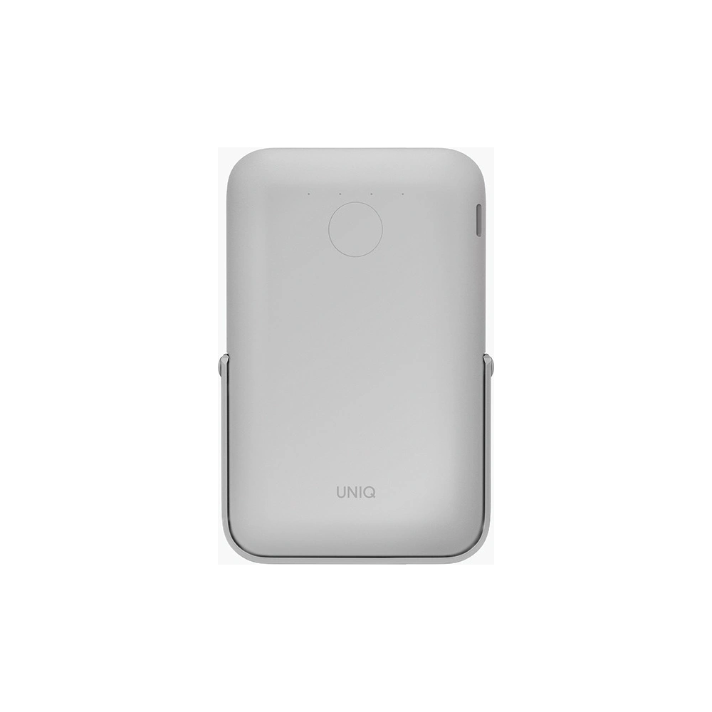 Hurtownia GSM - Powerbank mit Magnet UNIQ Hoveo 5000mAh USB-C 20W PD Schnellladung Wireless Magnetic hellgrau/chalk grey - UNIQ1115 - {ean13} - Hurt