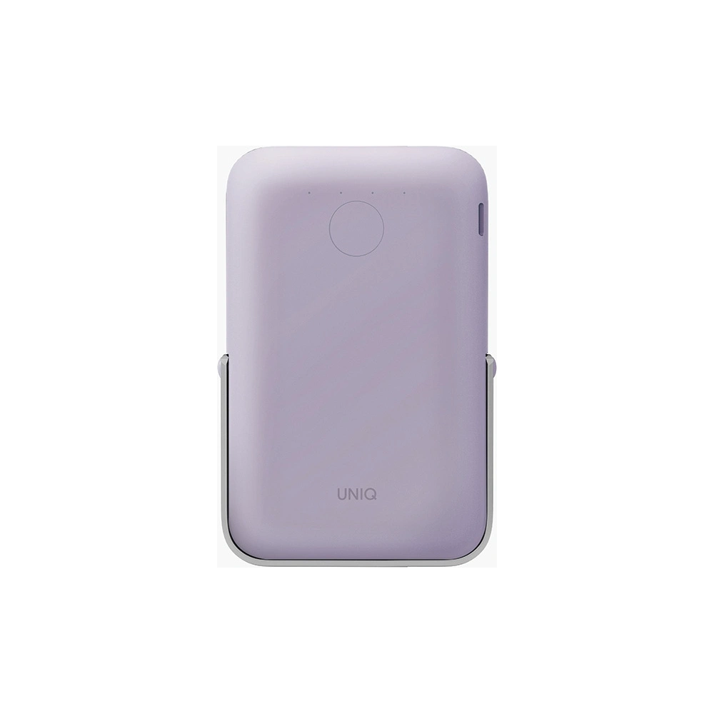 Hurtownia GSM - Powerbank mit Magnet UNIQ Hoveo 5000mAh USB-C 20W PD Schnellladung Wireless Magnetic lila/lavendel - UNIQ1116 - {ean13} - Hurt