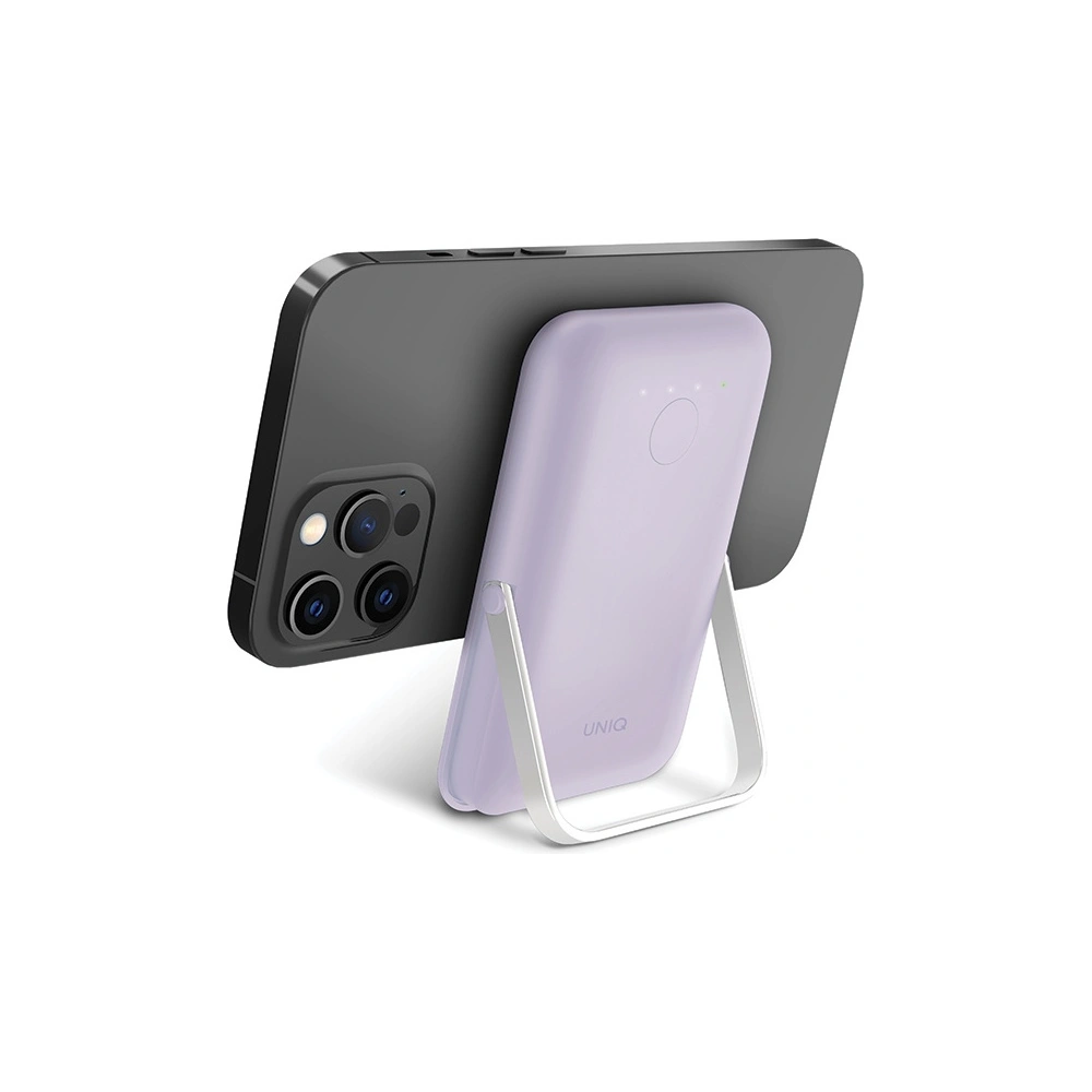 Hurtownia GSM - Powerbank mit Magnet UNIQ Hoveo 5000mAh USB-C 20W PD Schnellladung Wireless Magnetic lila/lavendel - UNIQ1116 - {ean13} - Hurt