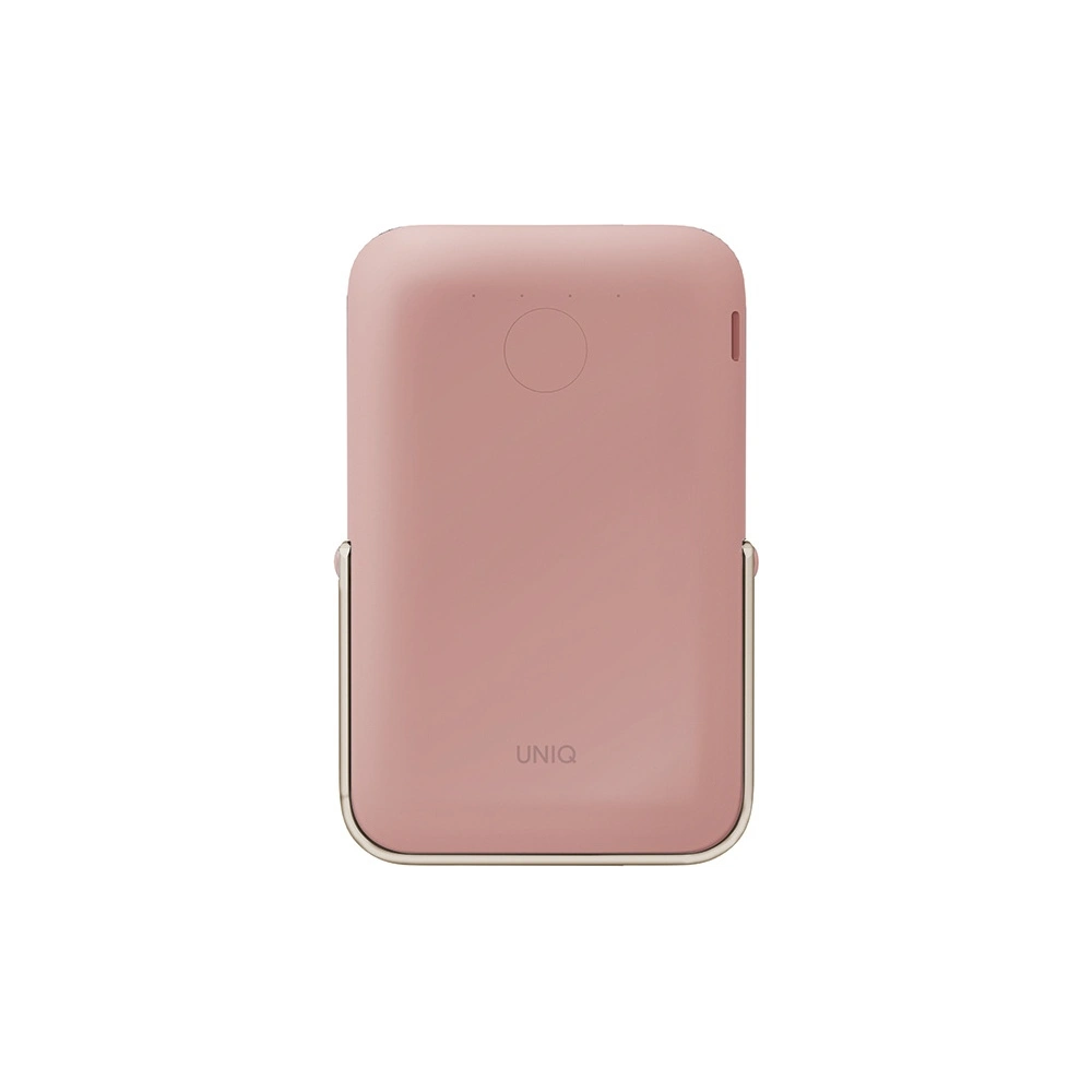 Hurtownia GSM - Powerbank magnetic UNIQ Hoveo 5000mAh USB-C 20W PD Încărcare rapidă Wireless Magnetic roz/blush pink - UNIQ1118 - {ean13} - Hurt