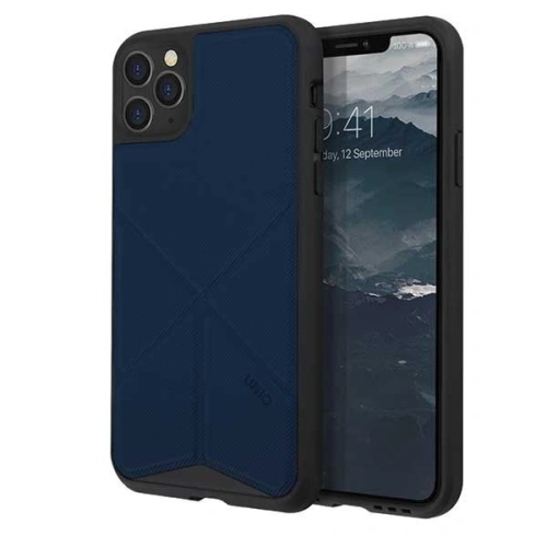 Etui UNIQ Transforma Apple iPhone 11 Pro Max niebieski/navy panther