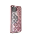 Hurtownia GSM - Etui Guess GUHCN58PEOLGPI Apple iPhone 11 Pro różowo-złoty/rose-gold hard case 4G Peony Liquid Glitter - GUE181RS - {ean13} - Hurt